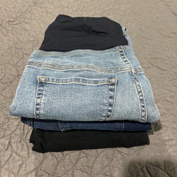 Lot of three Maternity Jeans - Picture 1 of 7